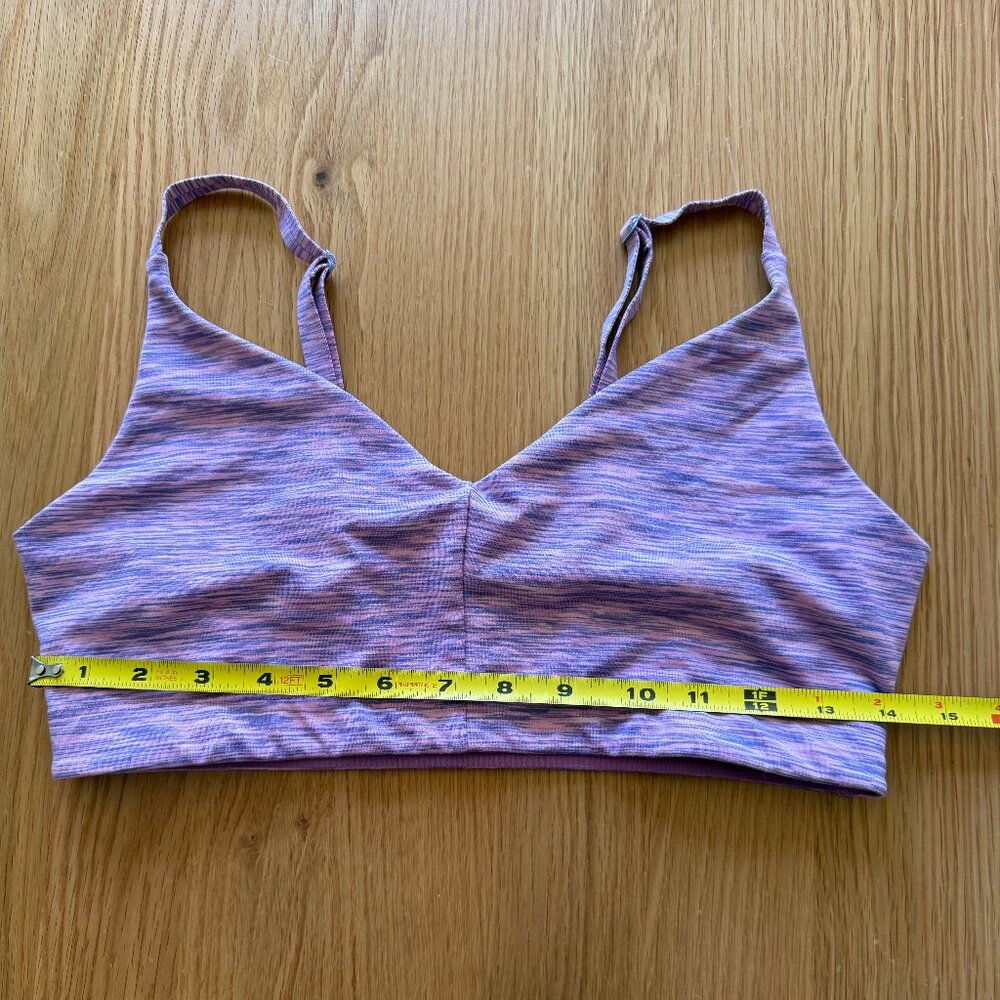Outdoor Voices Heather Purple Sports Bra